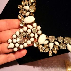 J. Crew Crystal statement necklace
